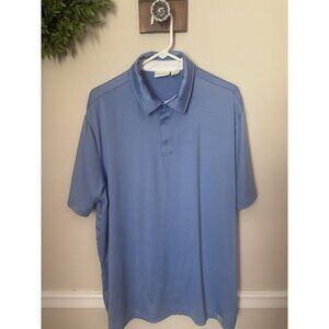Rorie Whelan Mens Size XL Blue Golf Polo Shirt Short Sleeve